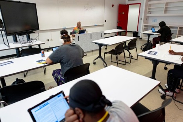 Adult education class